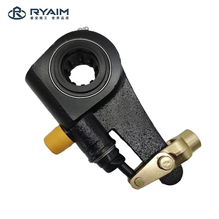 R801041 Ajustador de holgura automático|Freno de tambor, pistón rojo, estrías de 1‑1/2"-10, longitud de palanca de 5‑1/2"